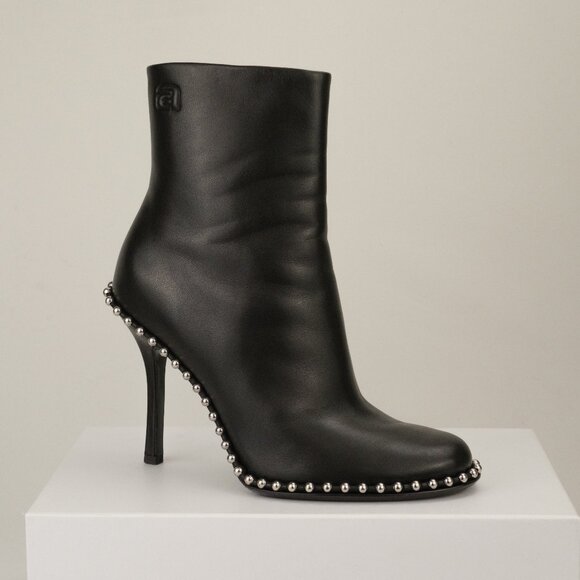 Alexander Wang Nova 105 Round Toe Ankle Boots, Black, EU 36/US 6 - Picture 1 of 13